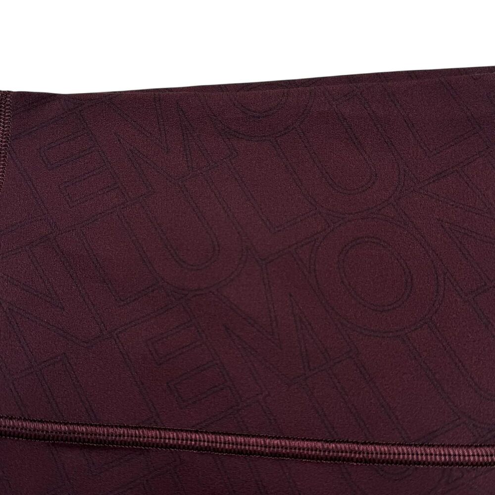 Lululemon Align High-Rise Short 6" Linear Wordmark Goodnight Plum Multi - Picture 9 of 10